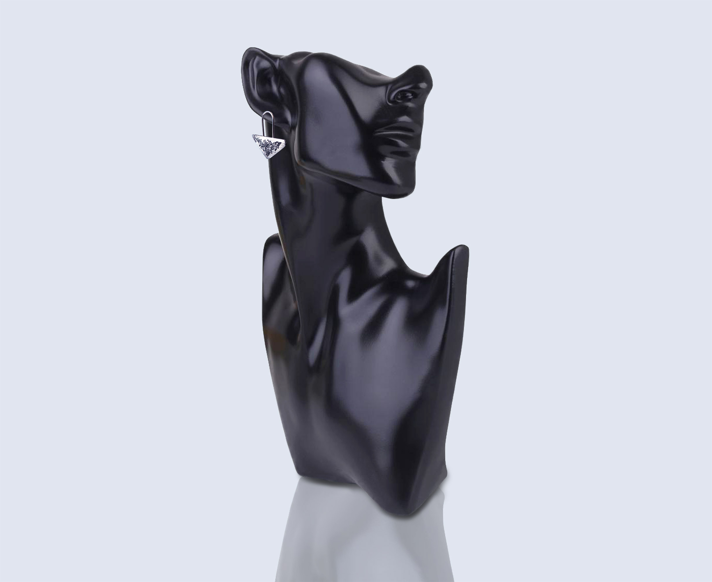 Engraved earrings DIVERSITY