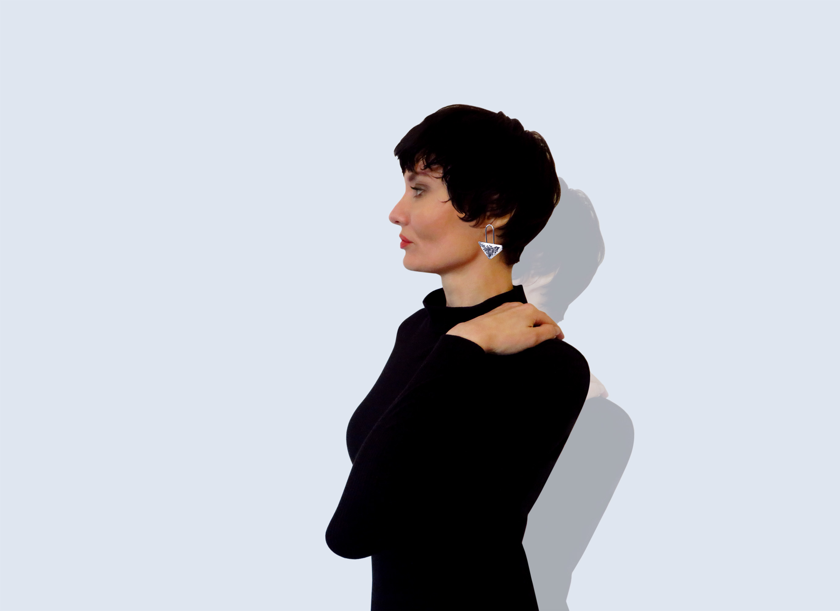 Engraved earrings DIVERSITY