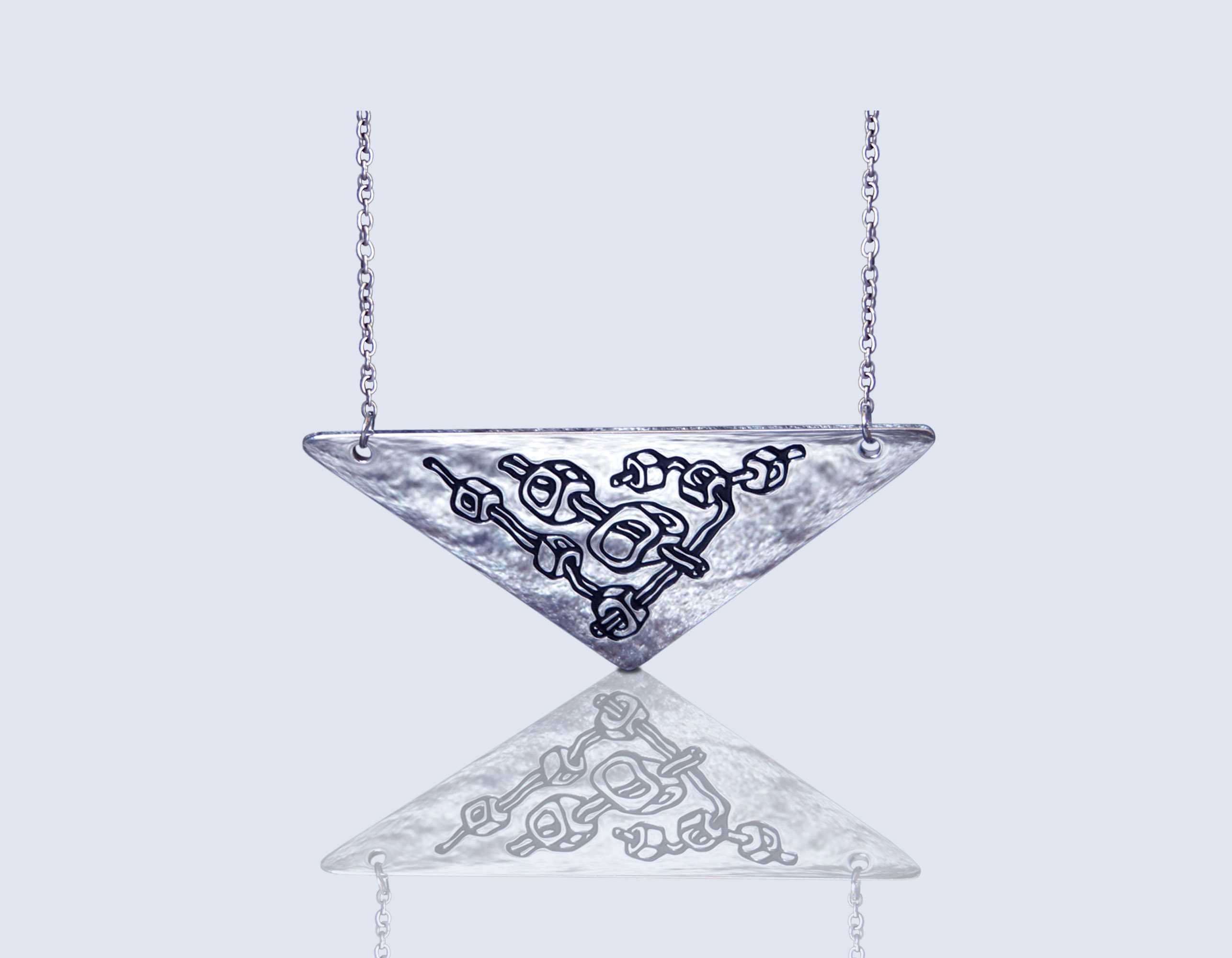 Engraved necklace DYNAMIC