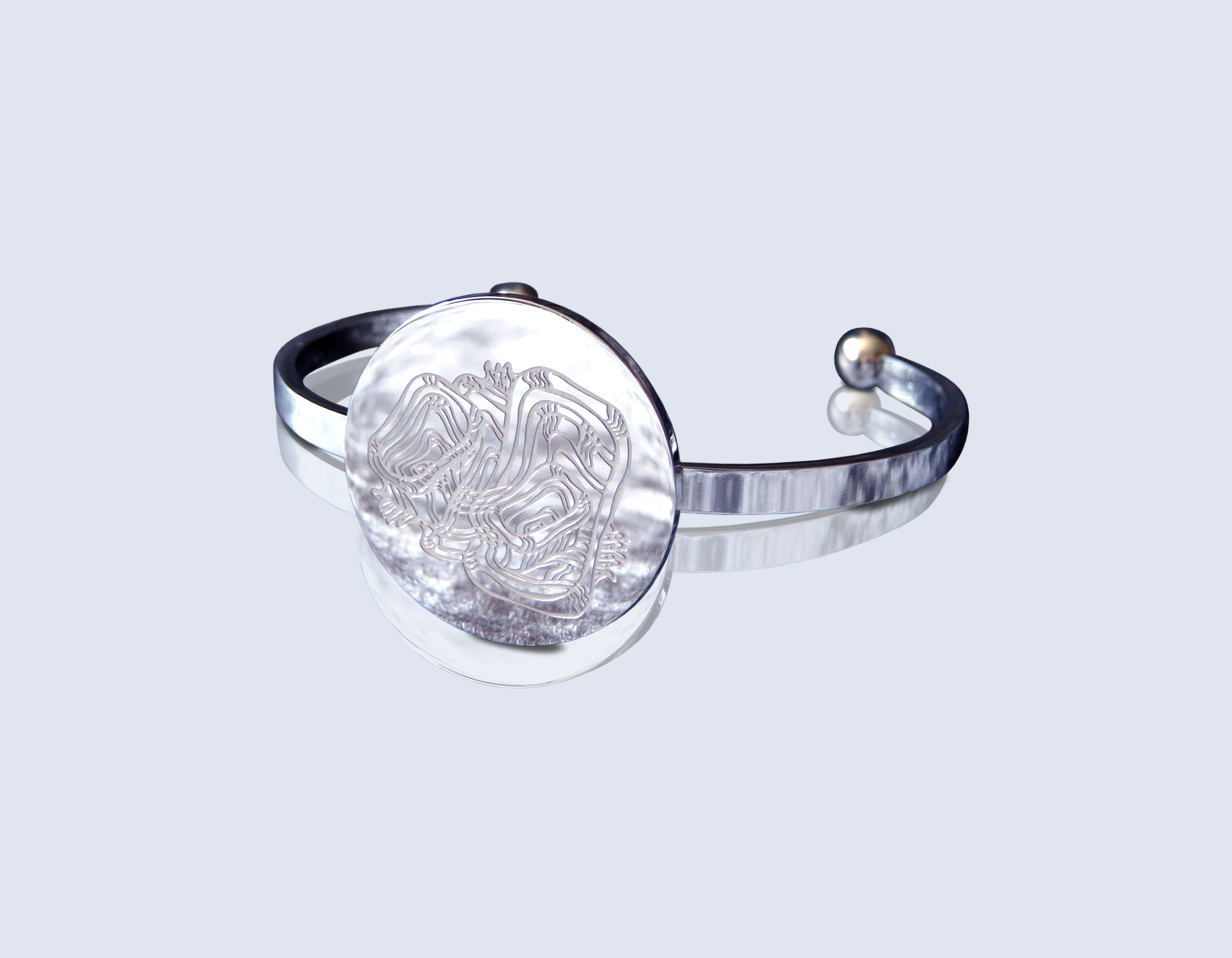 Engraved bracelet MOVING GROWTH 