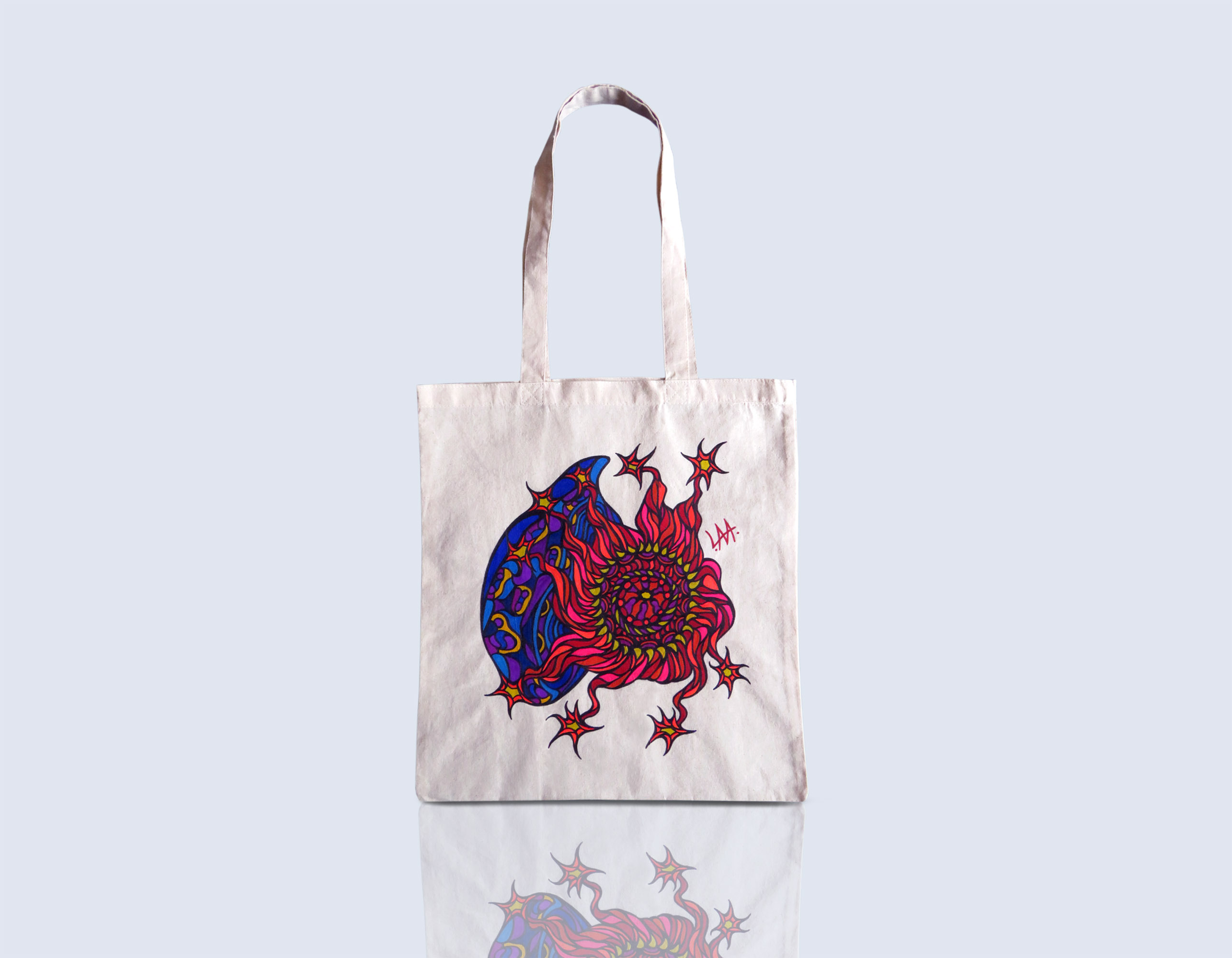Tote bag SUN AND MOON