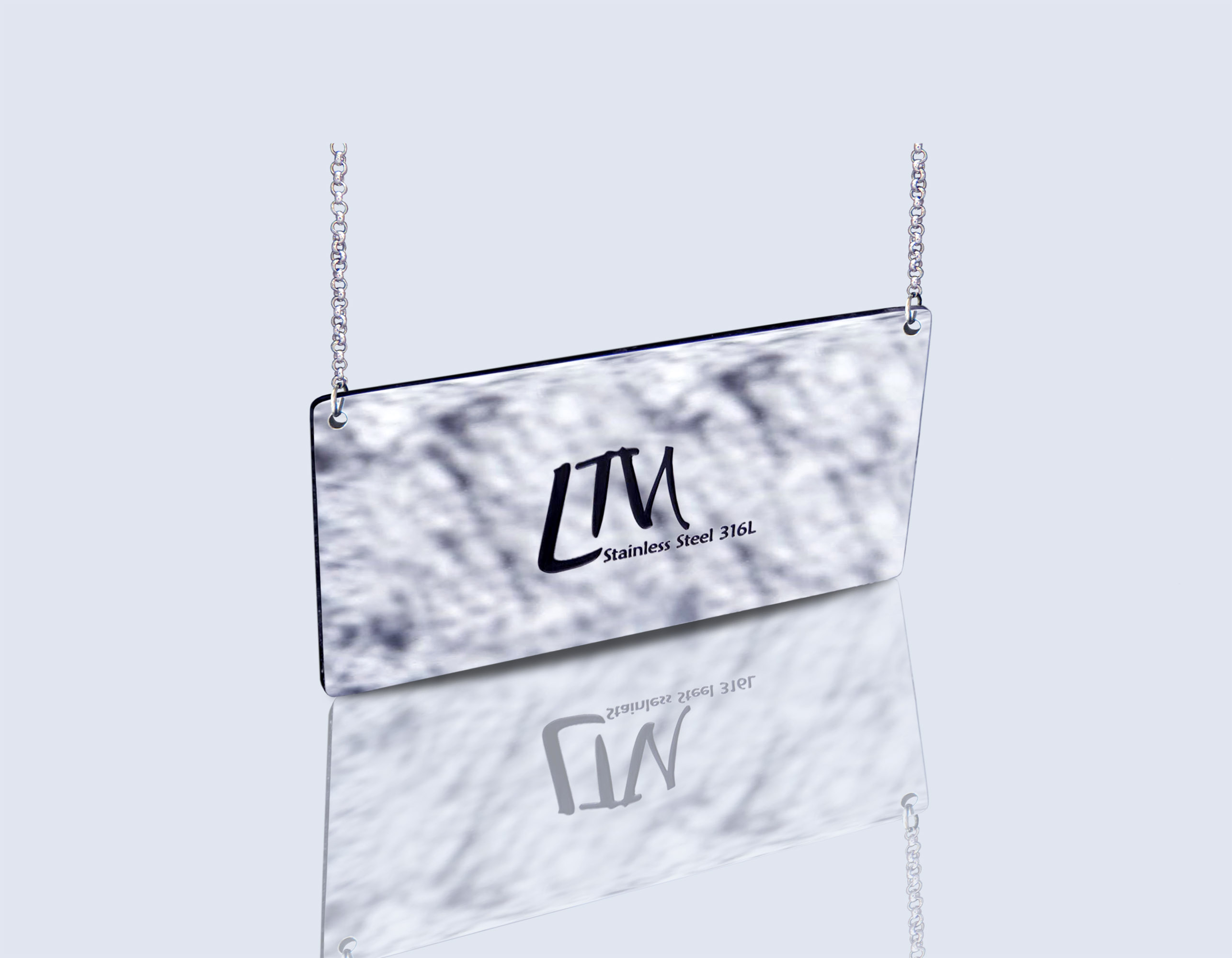 Engraved necklace PHASES