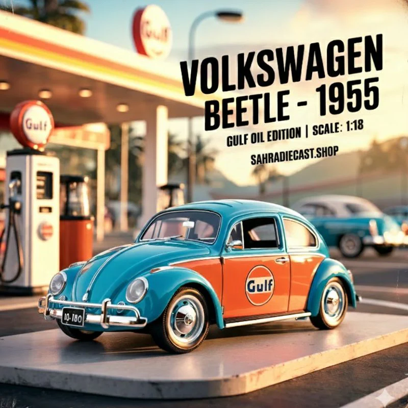 Volkswagen Beetle 1955 Diecast Model