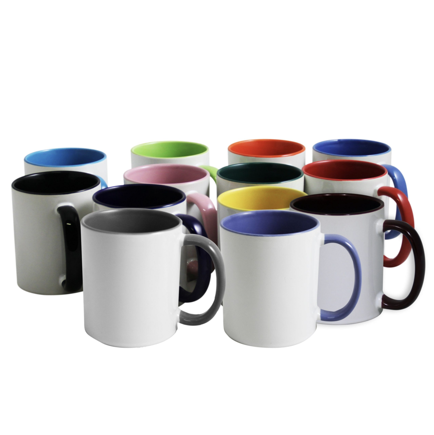 Mugs colorés en céramique