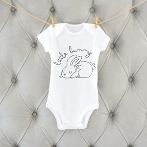 Body bébé coton blanc