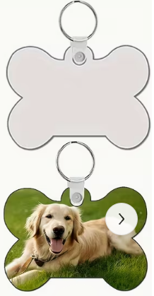 Porte-clés personnalisé forme os