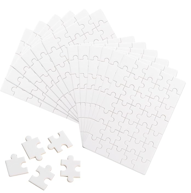 Puzzle blanc 112 pièces