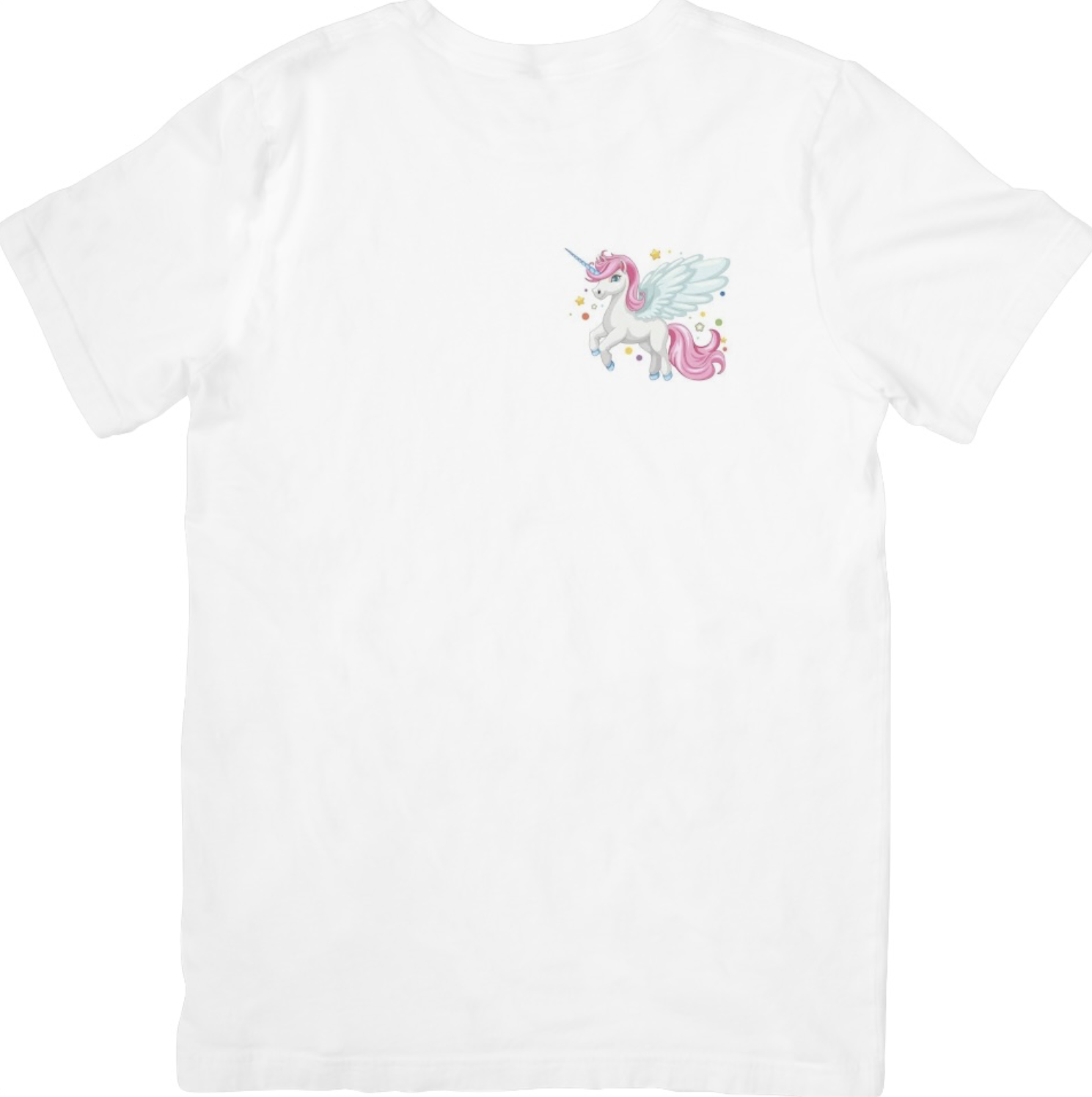 Tee-shirt blanc enfant personnalisable