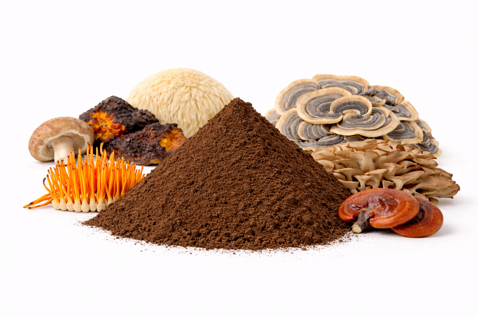 1 Kg. Extracto en Polvo de 7 Hongos