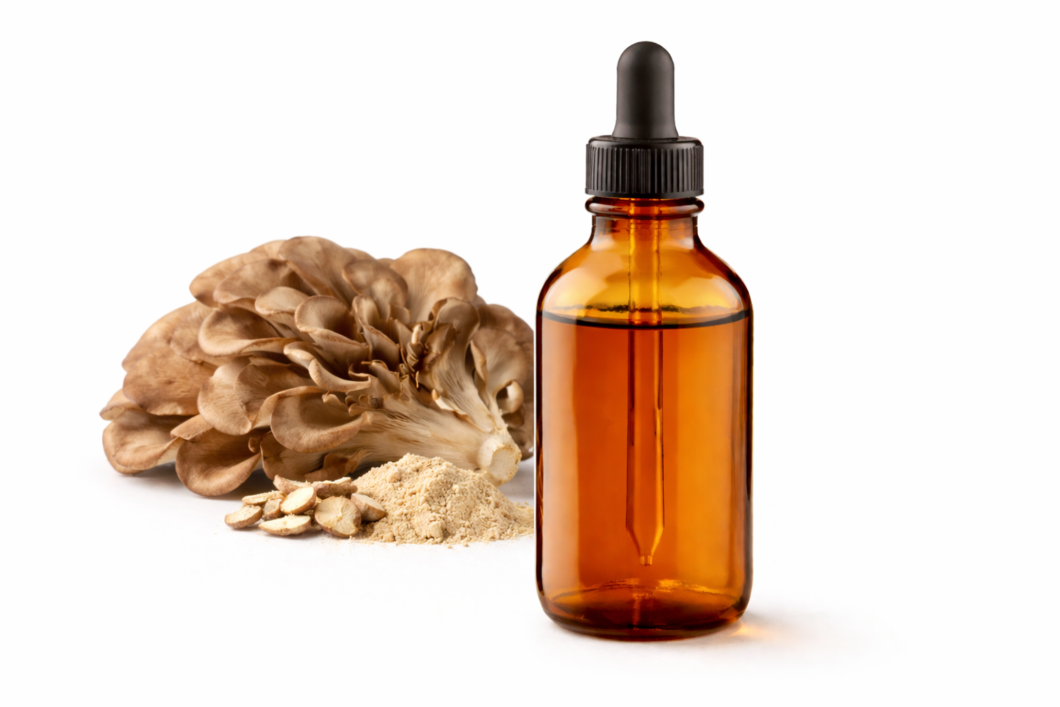 1 caja con 24 goteros de 50ml c/u. Maitake