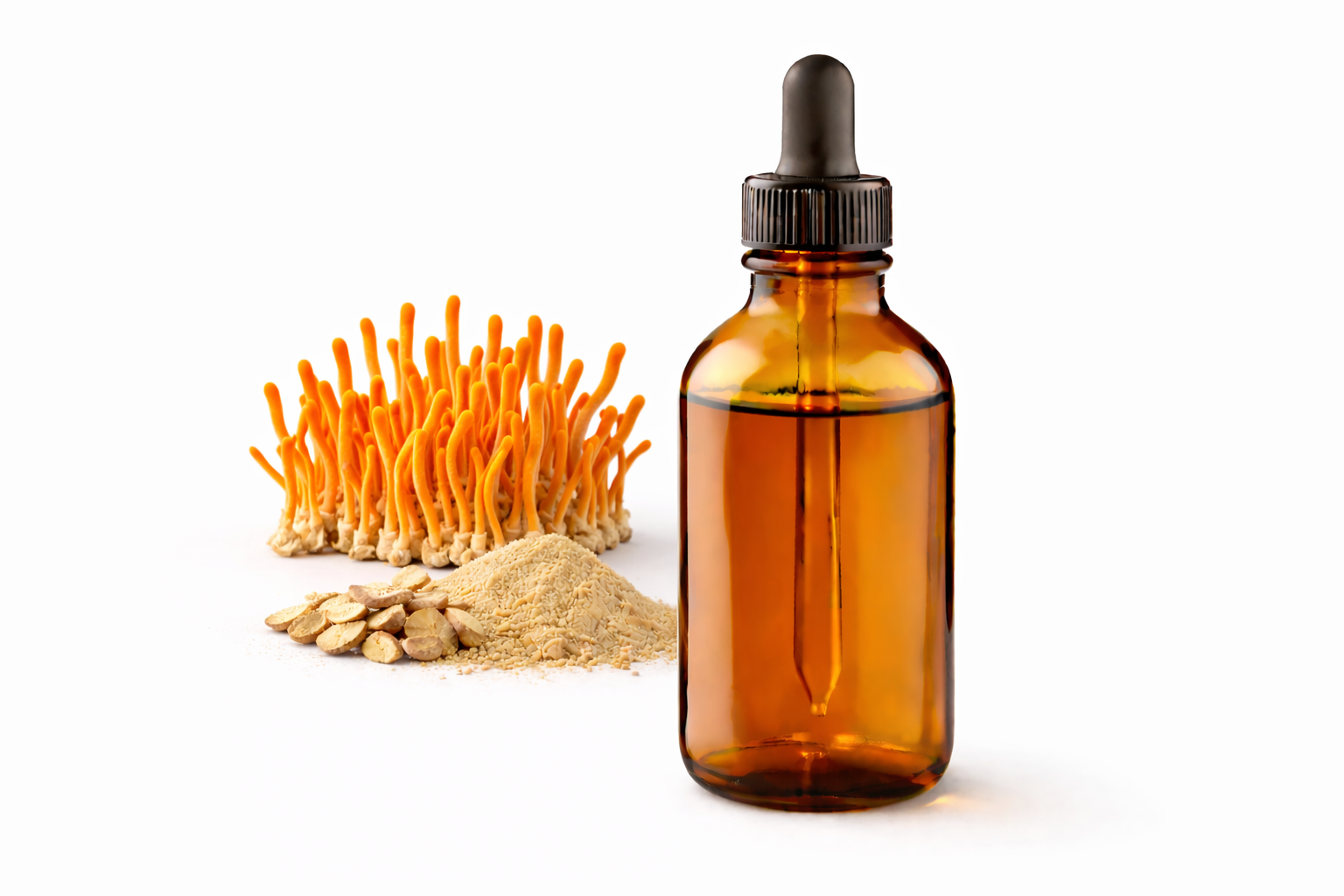 1 caja con 24 goteros de 50ml c/u. Cordyceps 