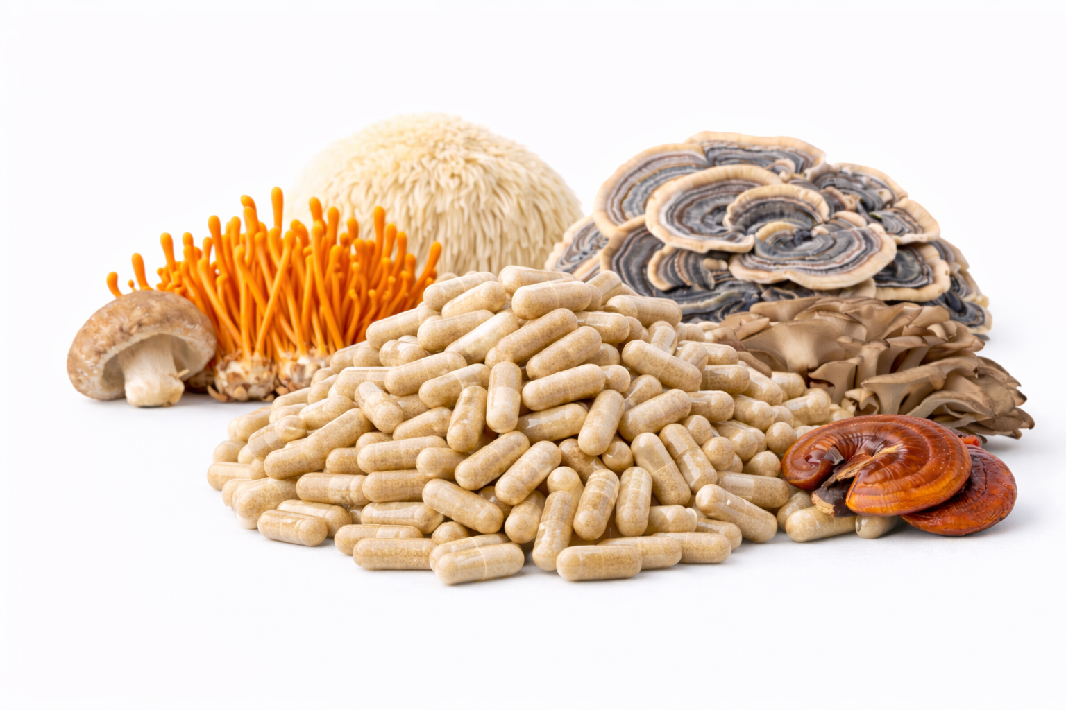 1 Kg. Extracto Encapsulado de 7 Hongos