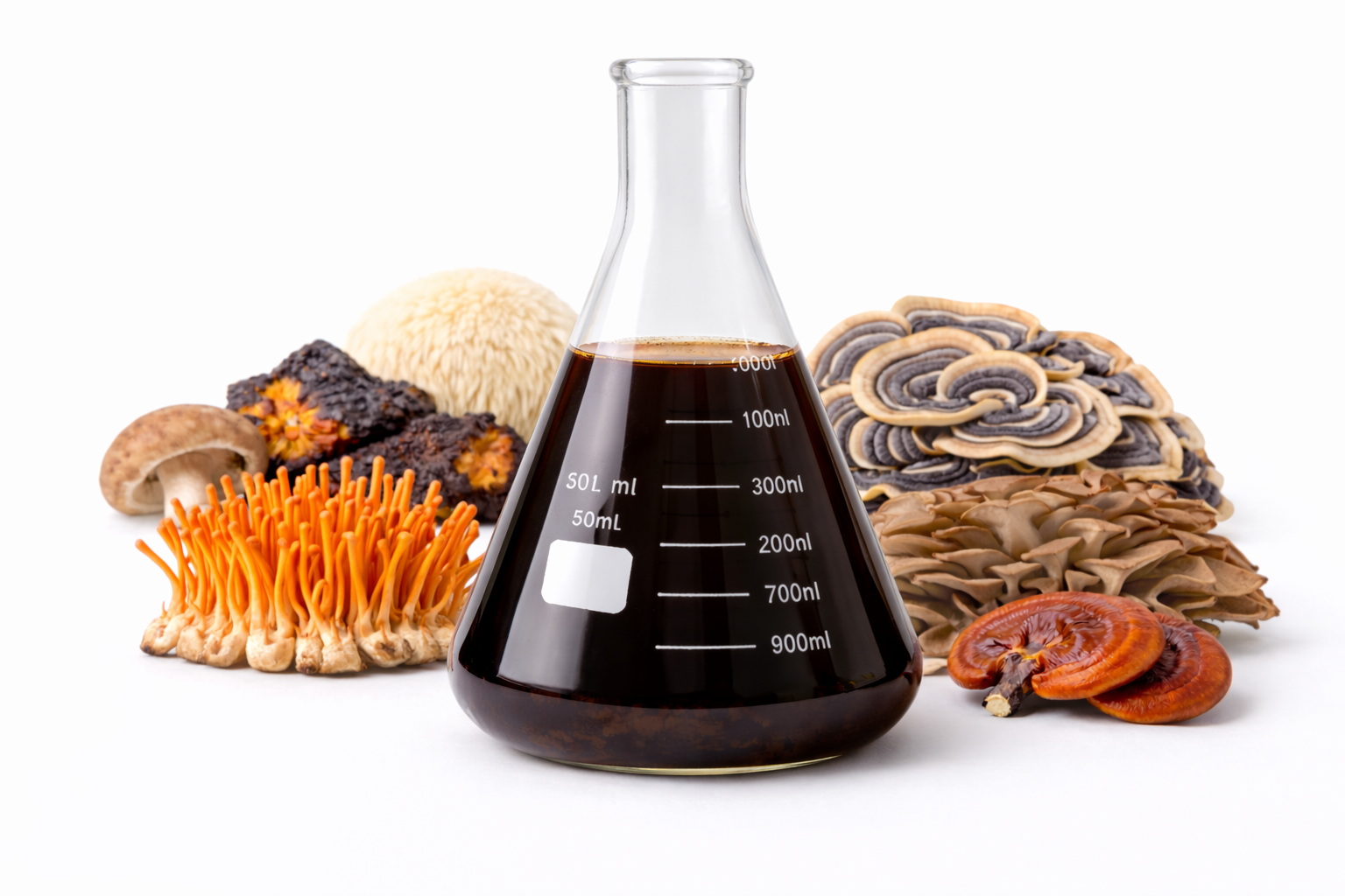 1 Lt. Extracto en Liquido de 7 Hongos