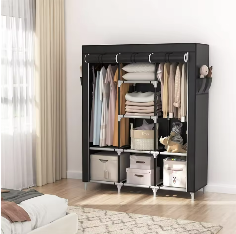 Large Fabric Wardrobe Closet Organizer