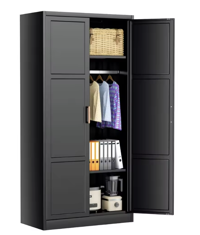 Modern Black Storage Cabinet