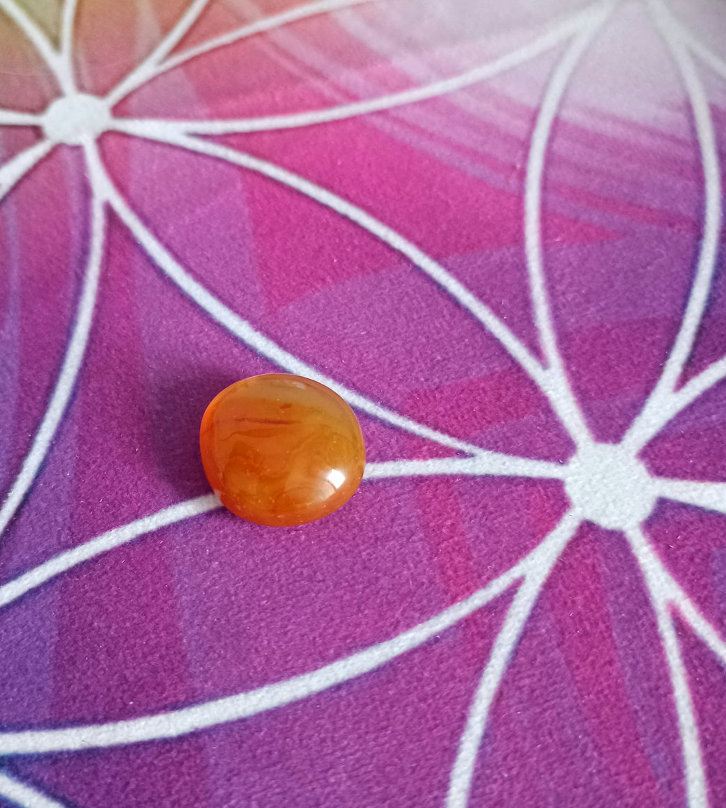 Pierre naturelle cornaline 