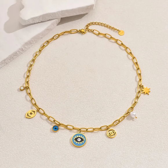 Collier œil protection