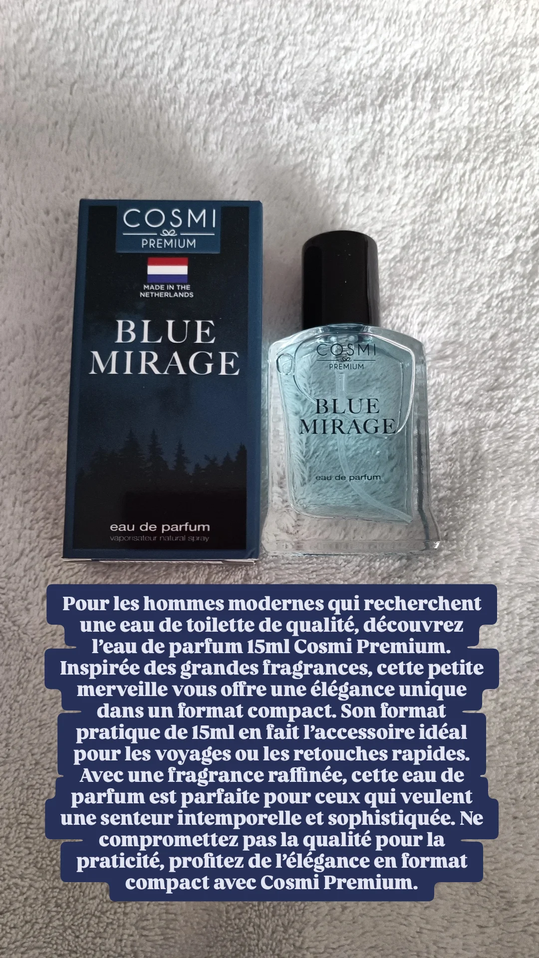 Eau de parfum homme