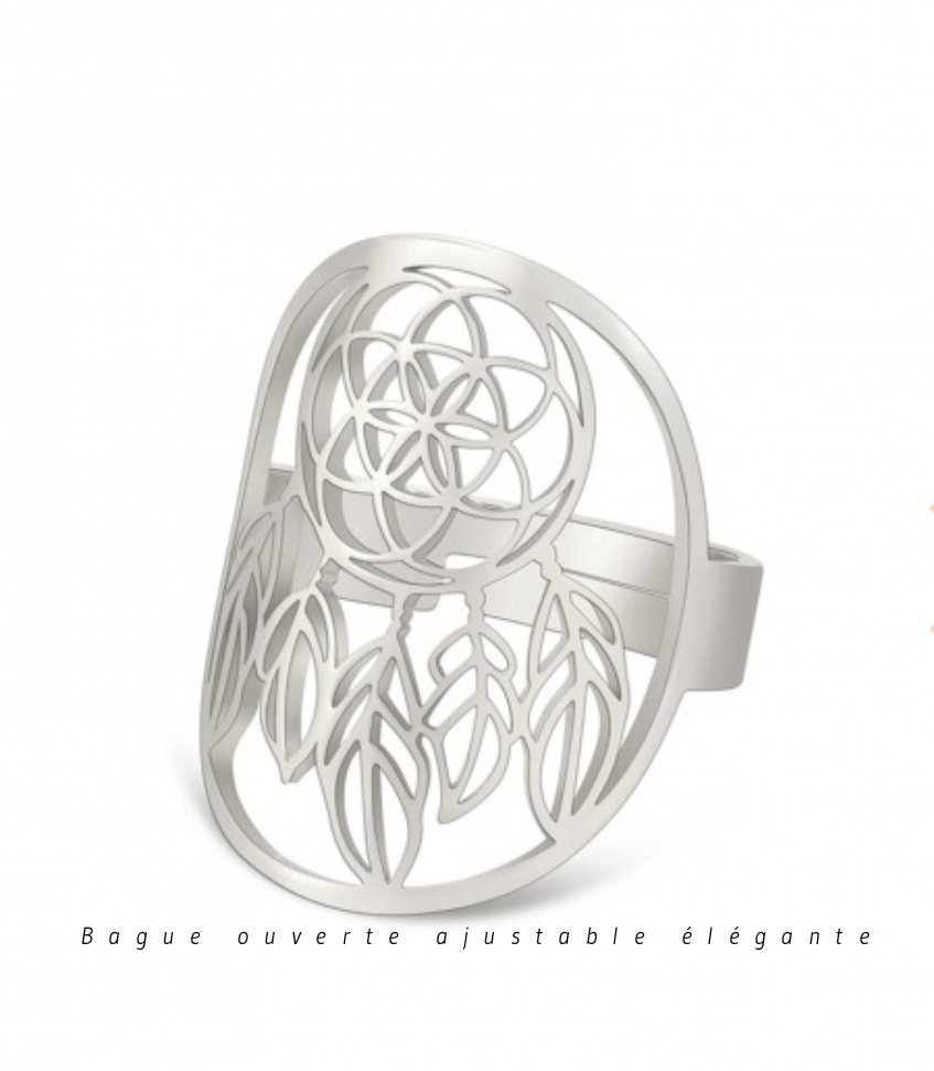 Bague Attrape-Rêves Argentée