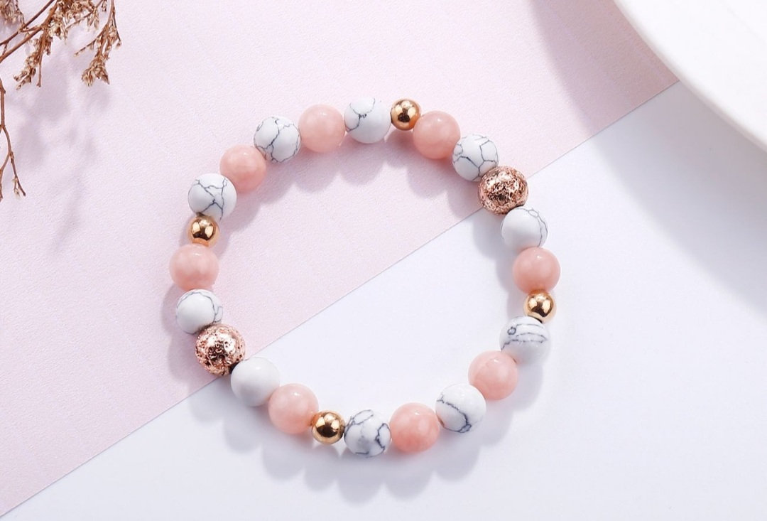 Bracelet Quartz rose femme