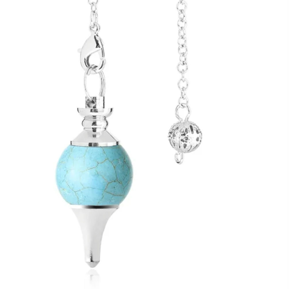 Pendule divinatoire turquoise