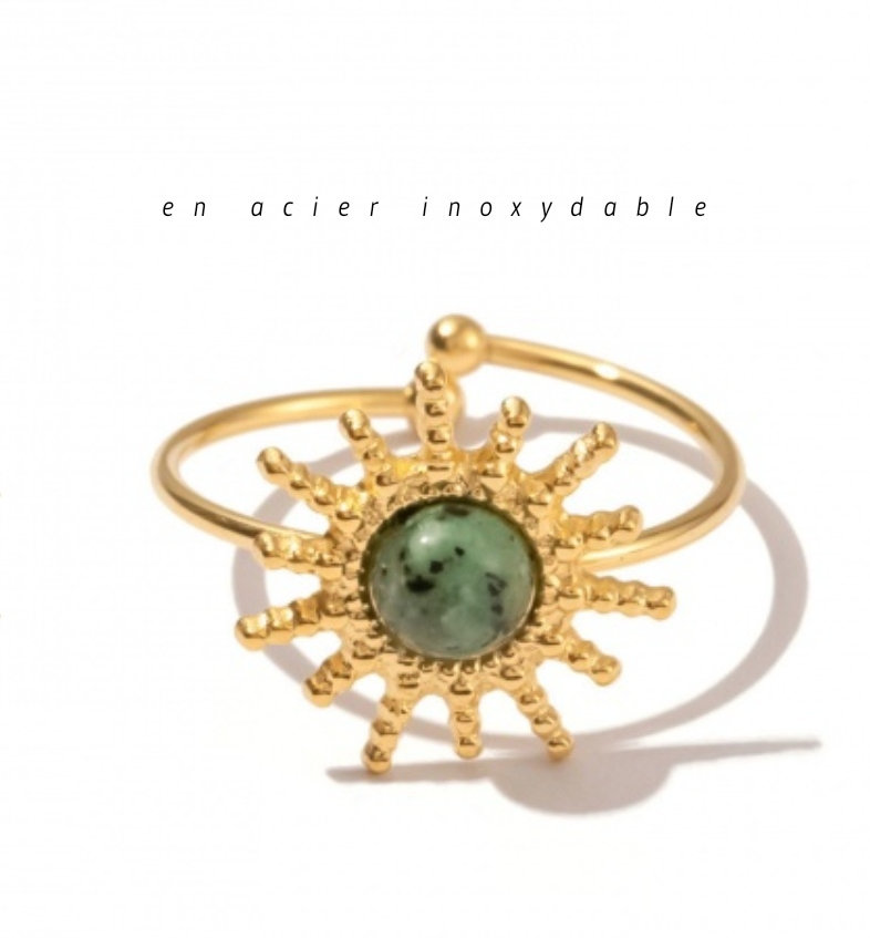 Bague Soleil Dorée