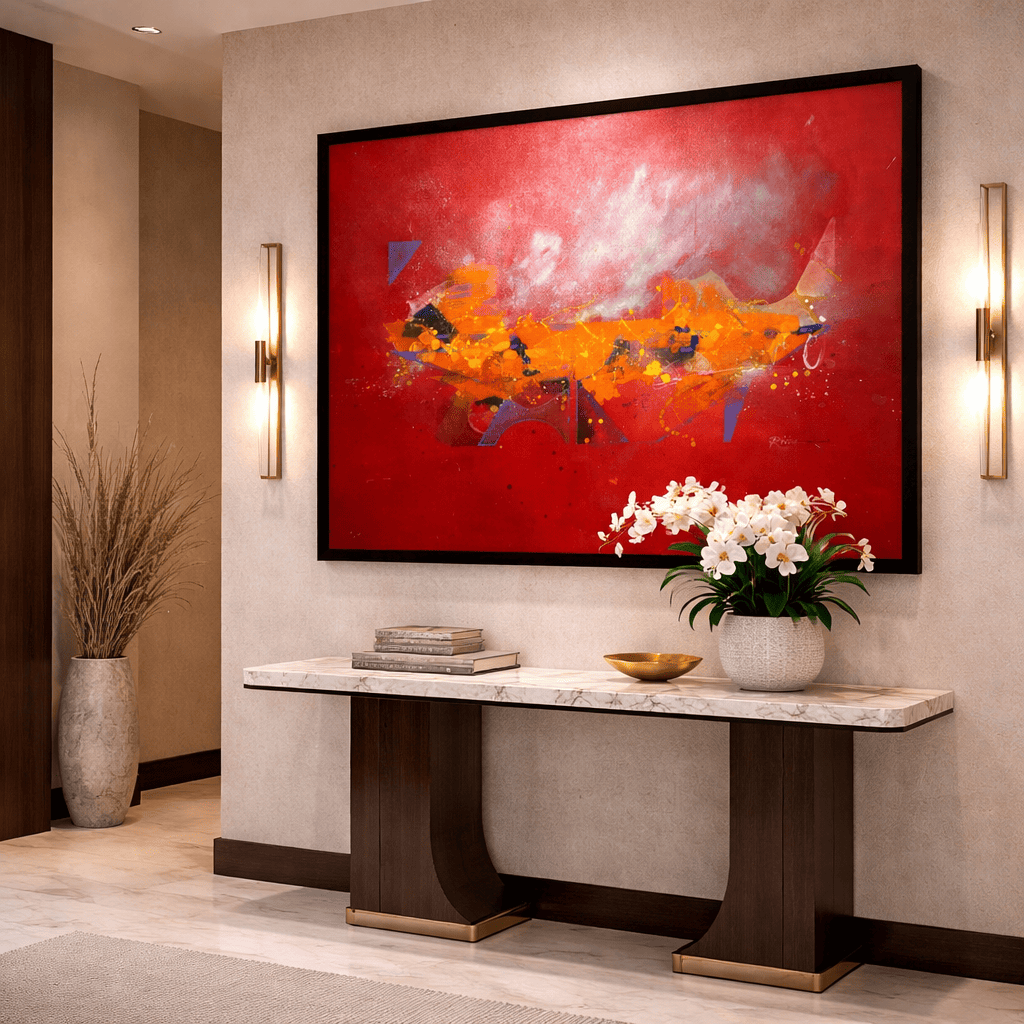 Cuadro abstracto “Juntos” – Arte contemporáneo minimalista