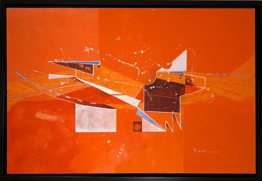 Cuadro abstracto “Unidos Tú y Yo” – Arte contemporáneo minimalista