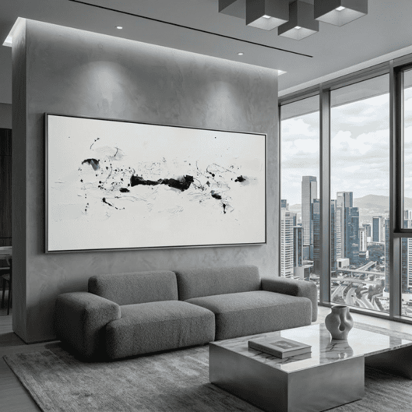 Cuadro abstracto “Unidos Tú y Yo” – Arte contemporáneo minimalista