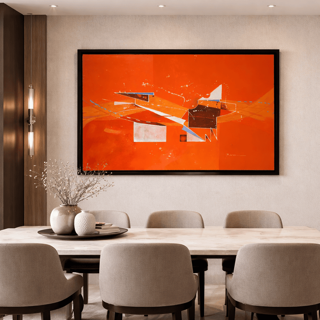 Cuadro abstracto “Unidos Tú y Yo” – Arte contemporáneo minimalista