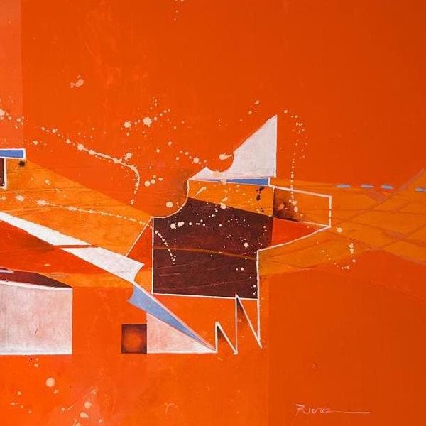 Cuadro abstracto “Unidos Tú y Yo” – Arte contemporáneo minimalista