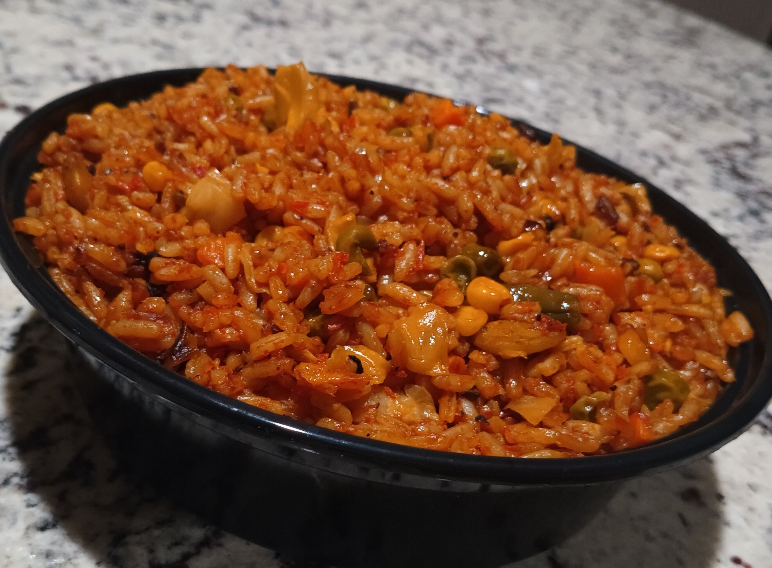 Liberian Jollof Rice (no chicken wings)