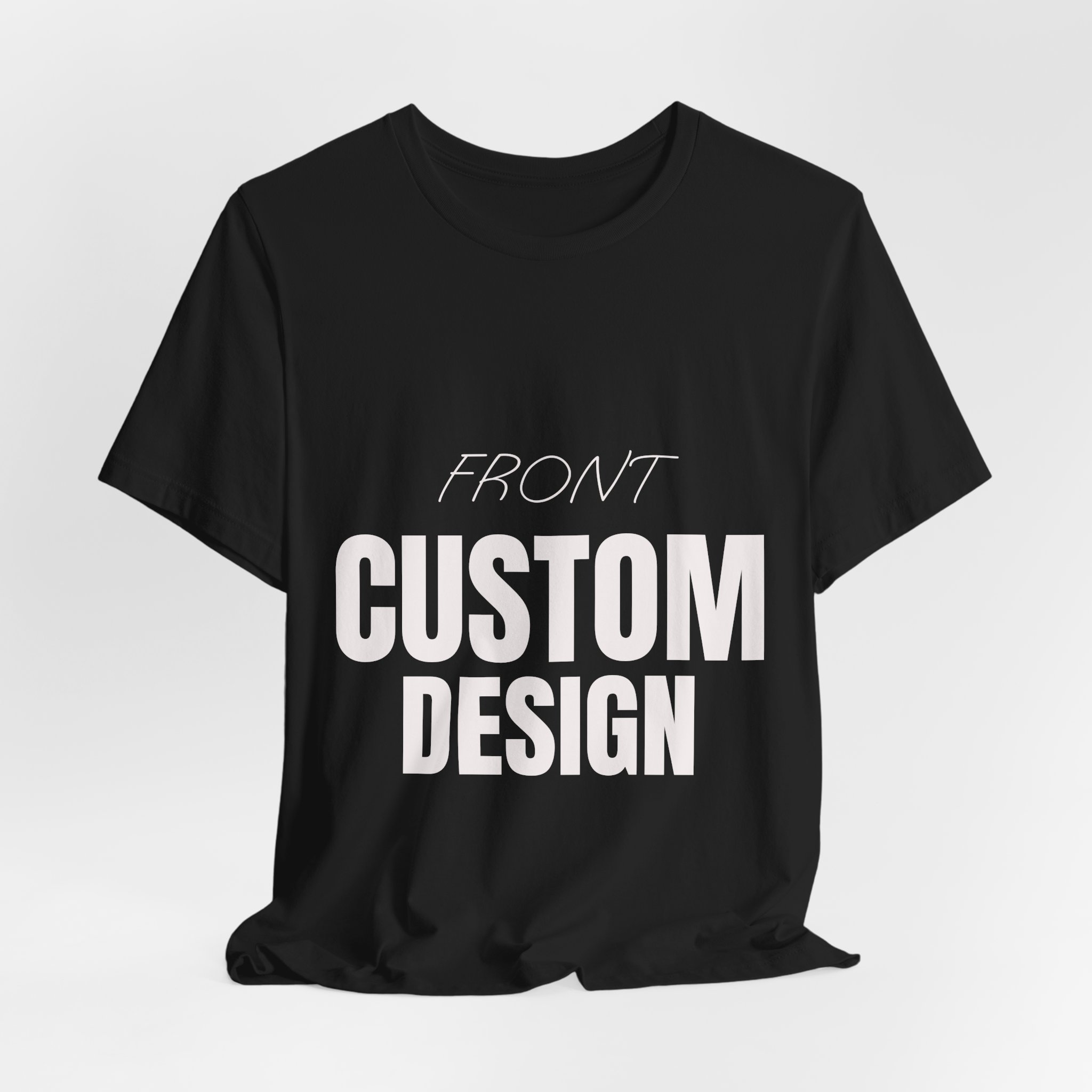 Custom Photo or Logo Tee | Personalized Short Sleeve T-Shirt