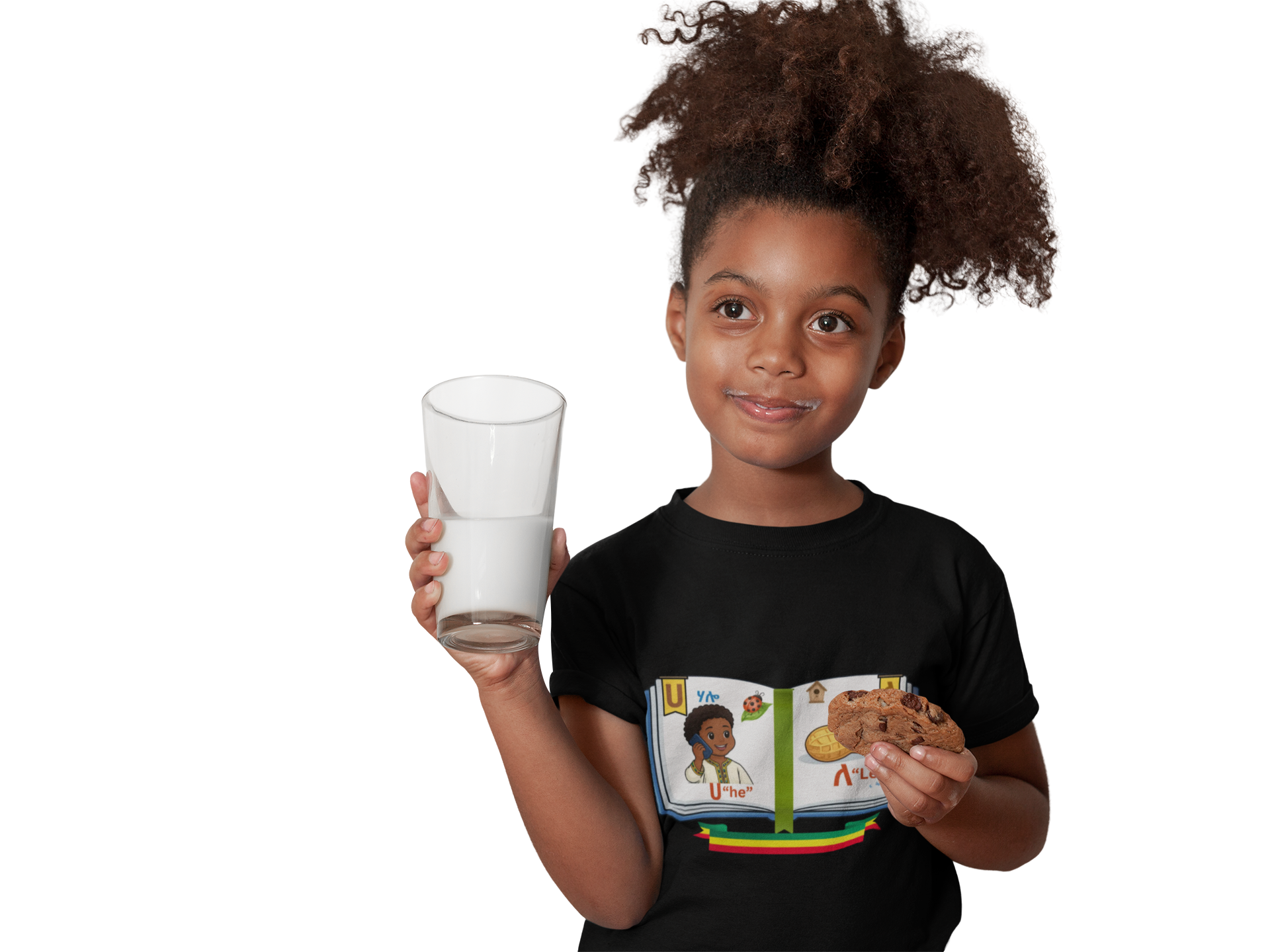 Ge'ez Alphabet Picture Book Kids Tee | Learning ge'ez, Child Reading Design