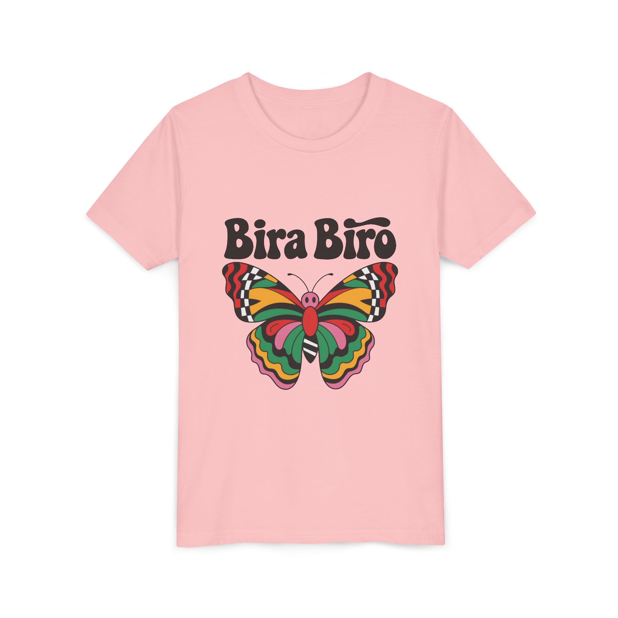 Bira Biro Colorful Butterfly Youth Tee | Habeshan Kids Shirt