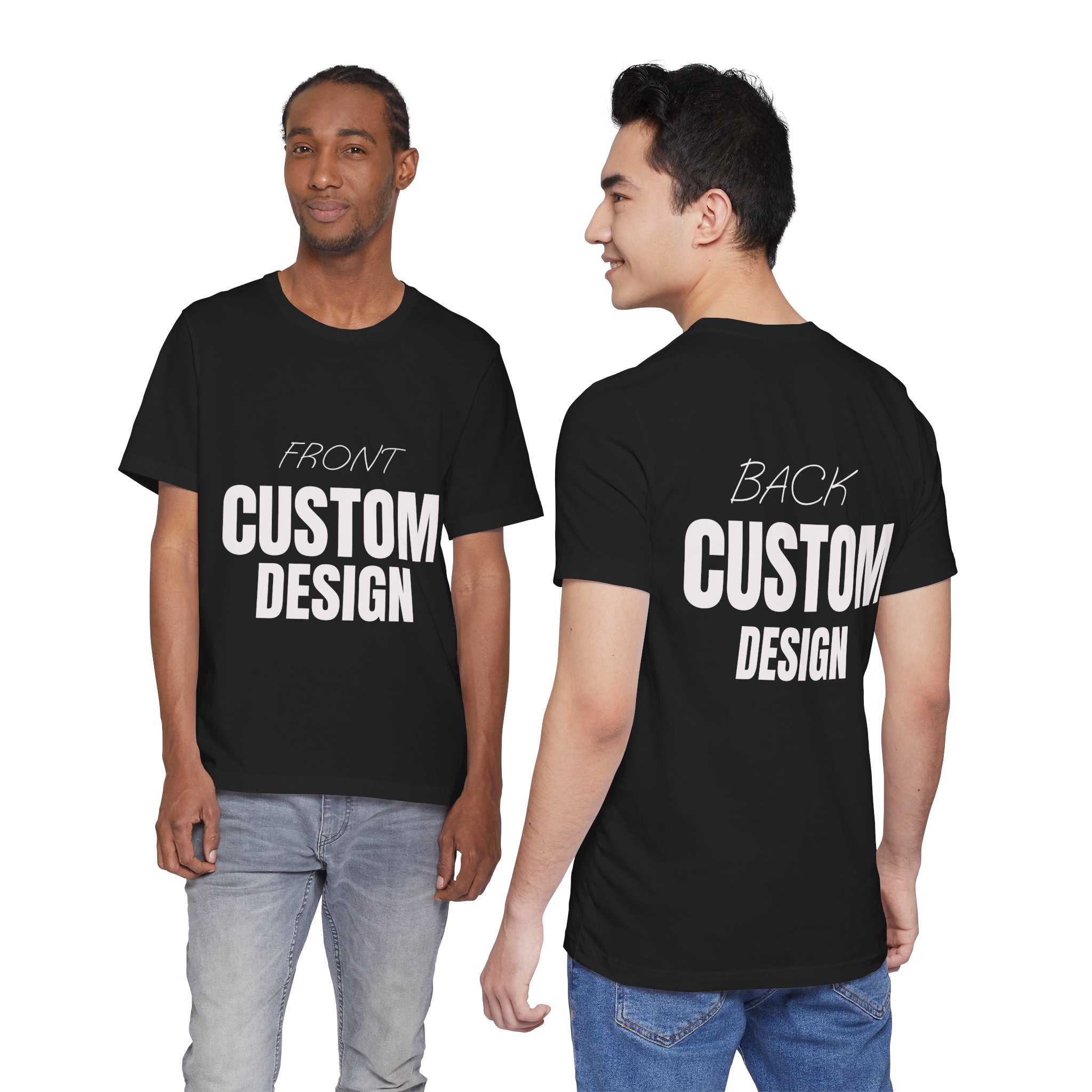 Custom Photo or Logo Tee | Personalized Short Sleeve T-Shirt