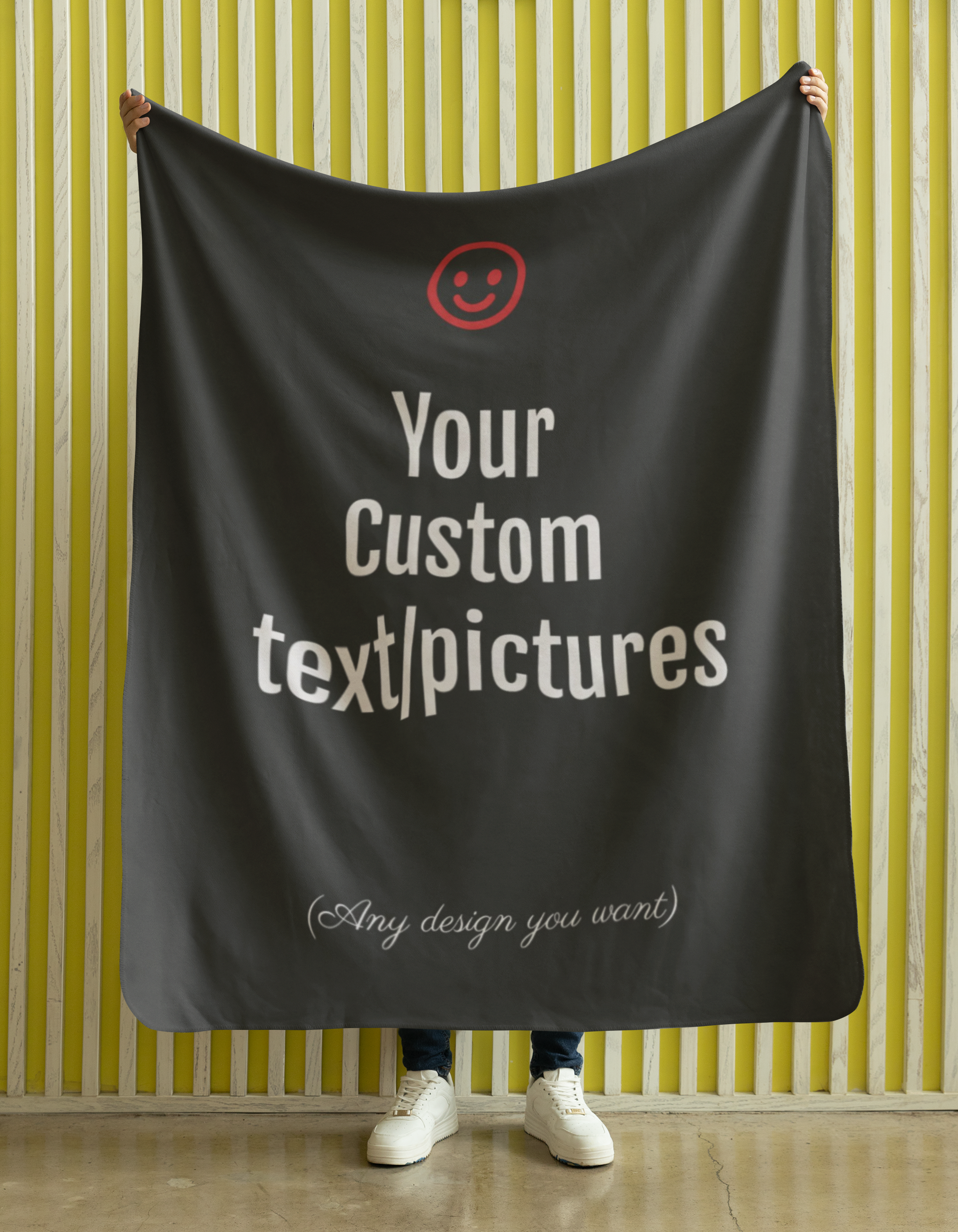 Custom Photo/Text Blanket