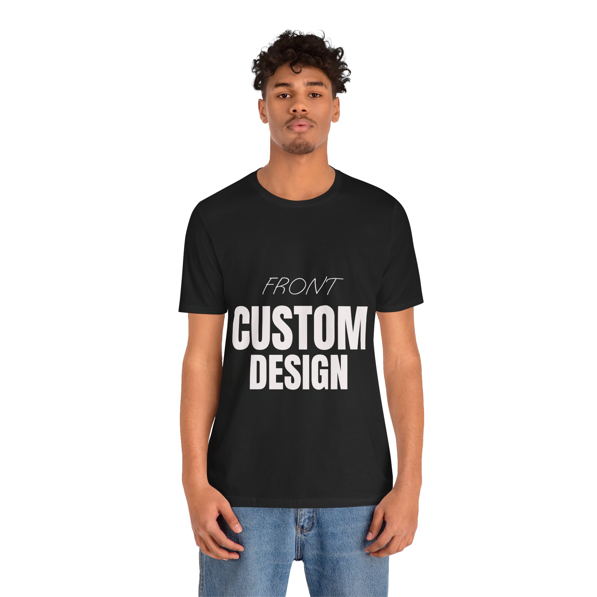 Custom Photo or Logo Tee | Personalized Short Sleeve T-Shirt