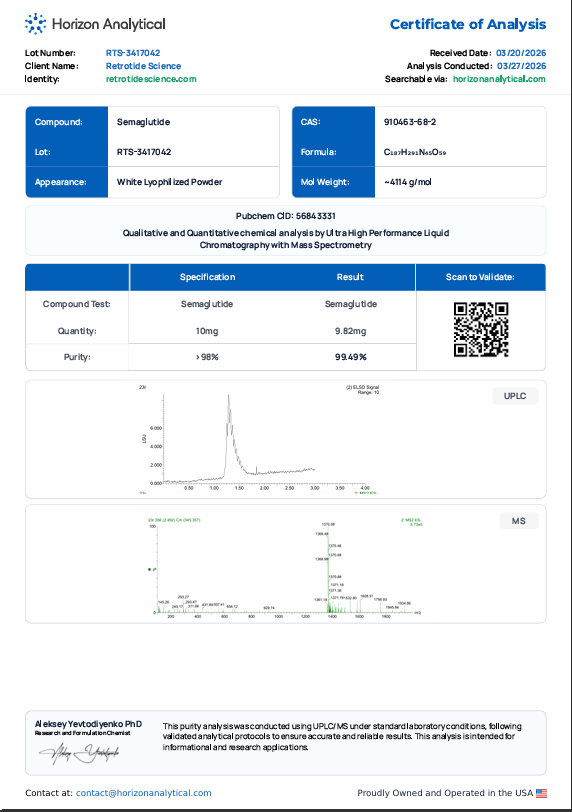 Semaglutide 10mg Vial