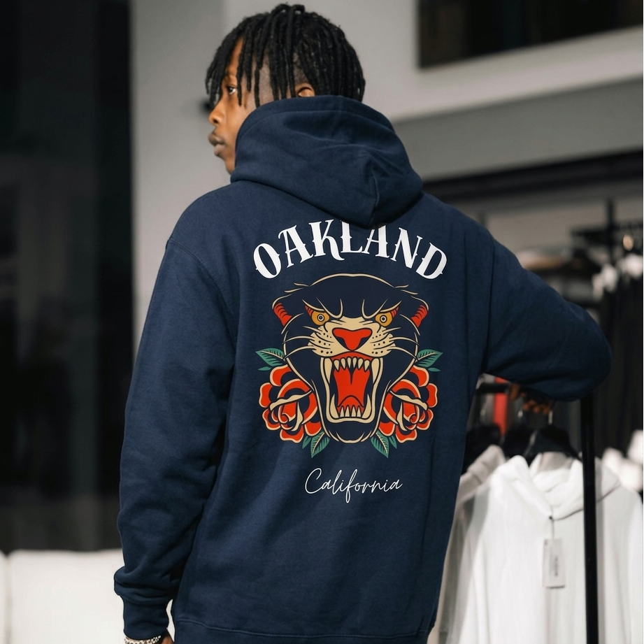Oakland California Panther Hoodie