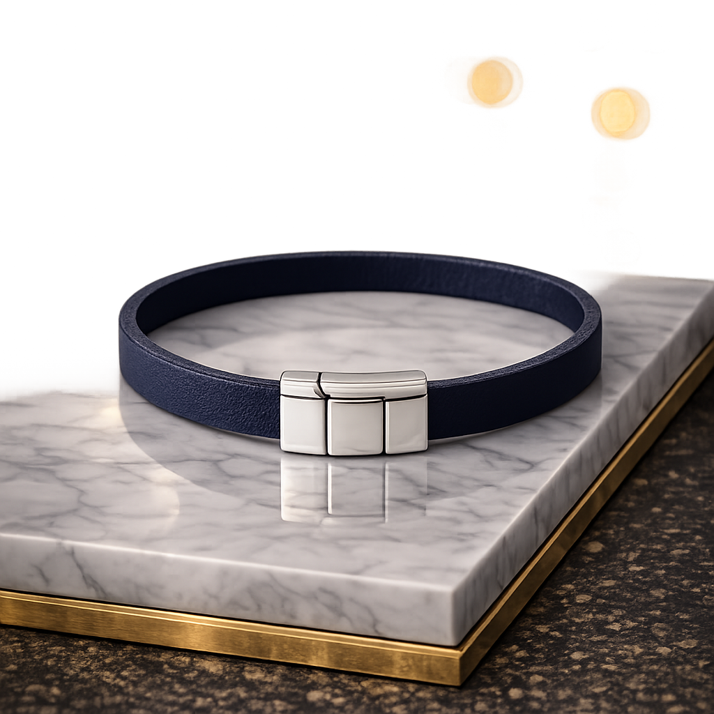Bracelet Cuir "Marine "