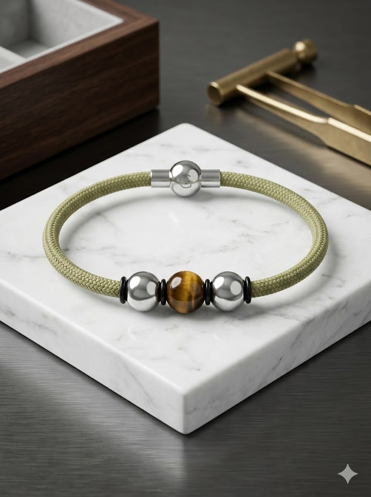 Bracelet  "Urbain"  – Collection Nature & Acier