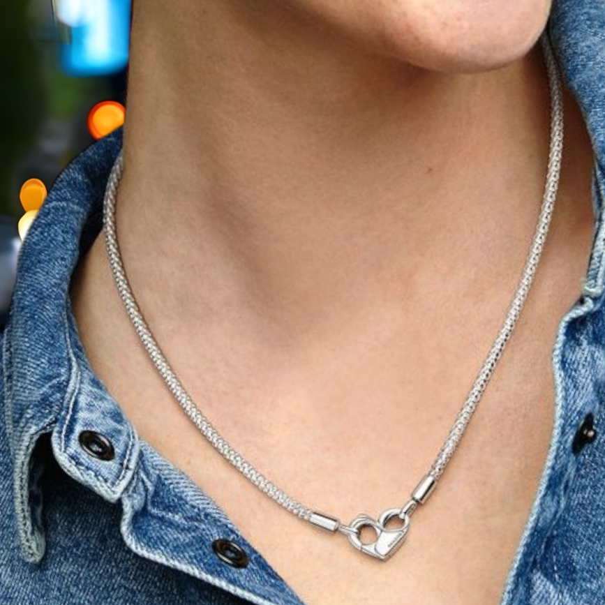 Pandora Moments Studded Chain Necklace