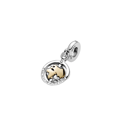 Pandora Two-Tone Globe Charm