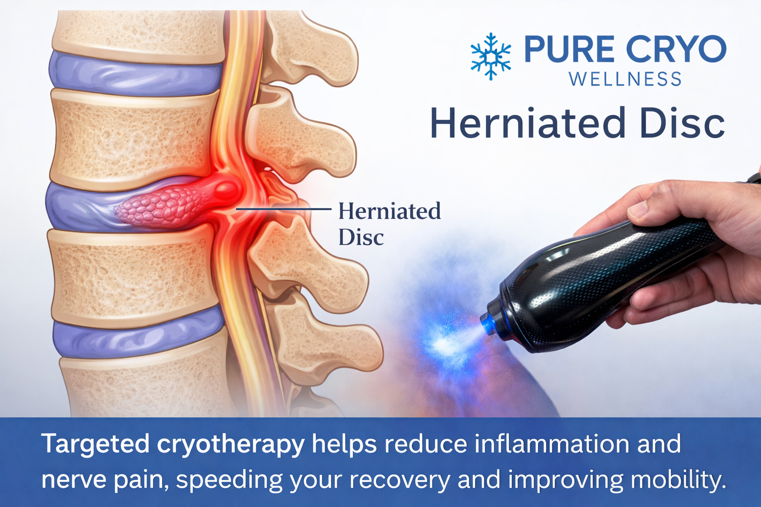 Herniated disc  $30 - 150/session PRICE PER TREATMENT