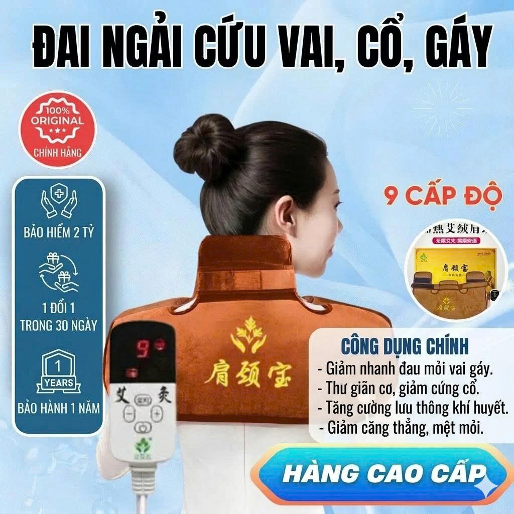 Đai ngải cứu vai, cổ, gáy