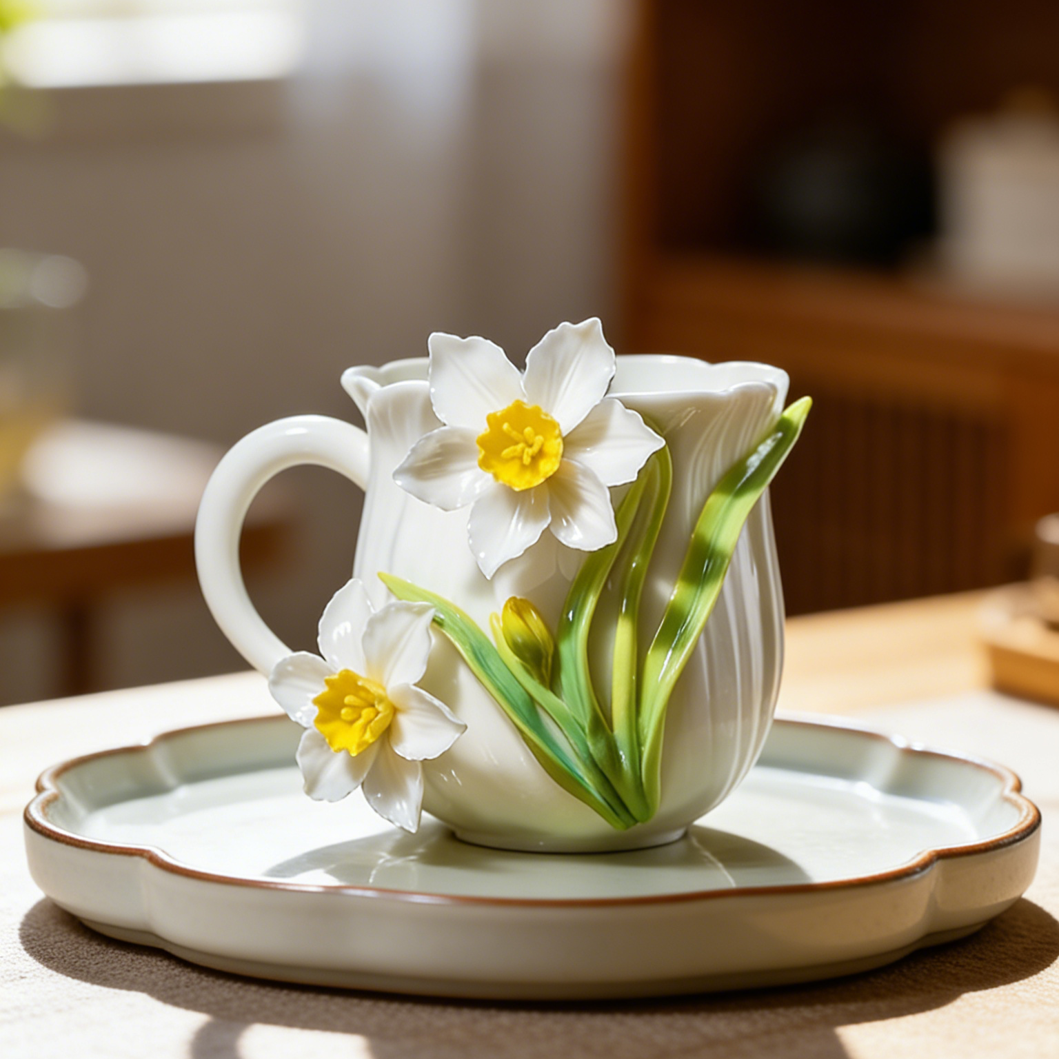 Ceramic Daffodil Mug