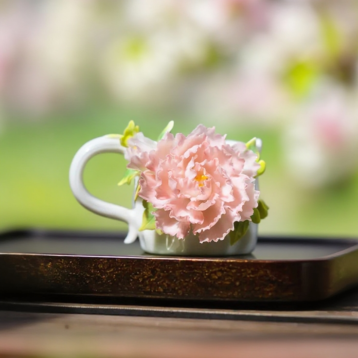 Mini Teacup Flower Vase