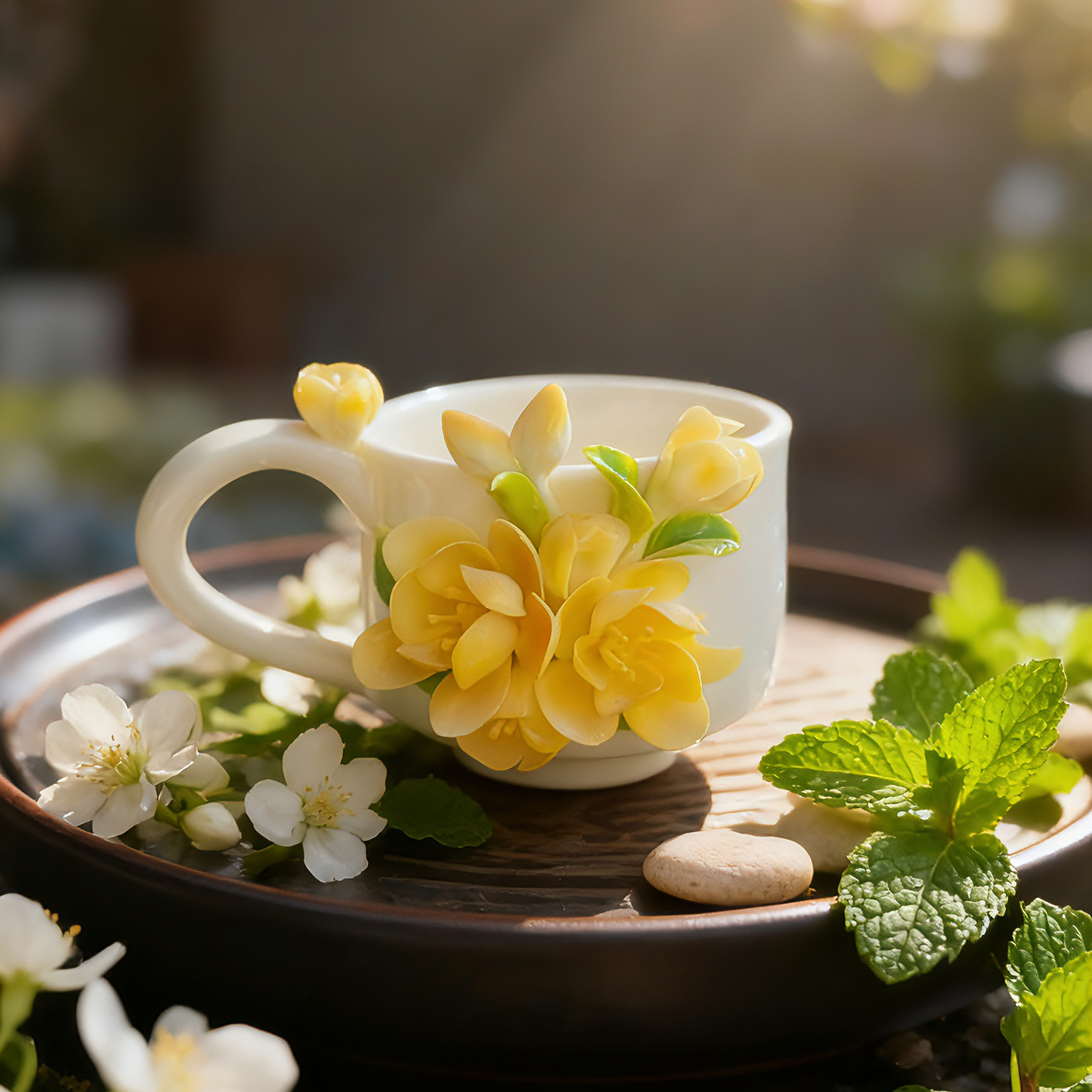 Floral Porcelain Mug