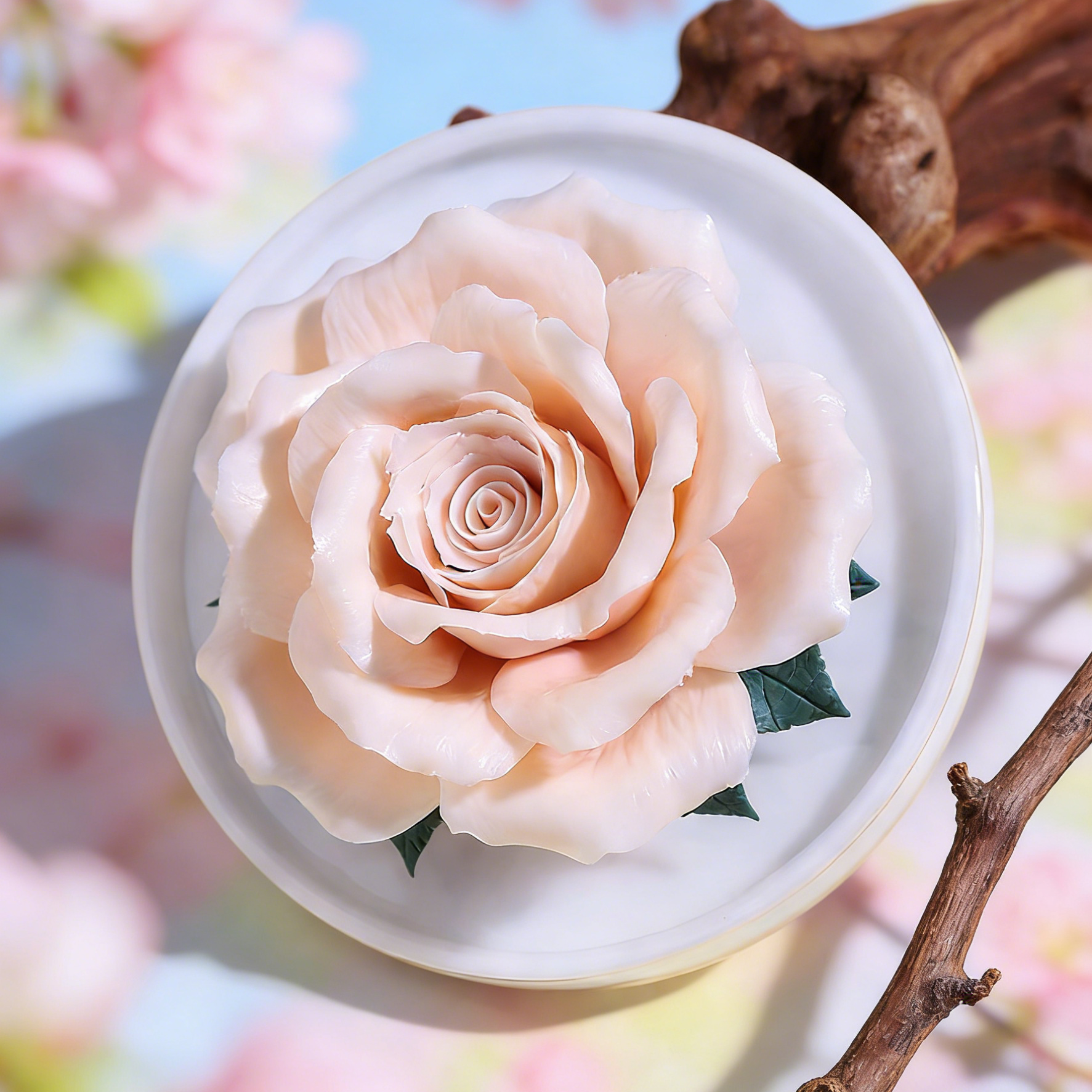 Floral Porcelain Trinket